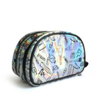 holographic makeup bags