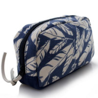 Printed Canvas Makeup Organiser Bags