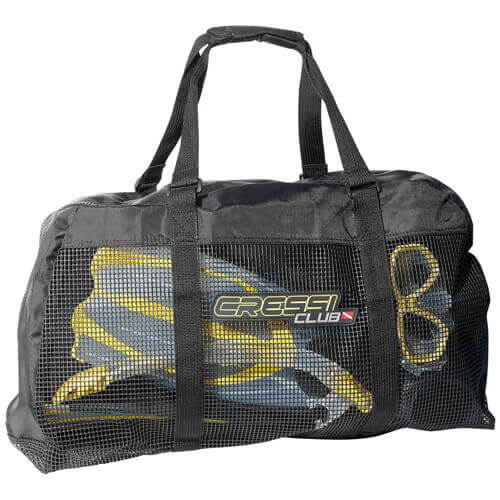 Black Mesh Travel Duffel Bags