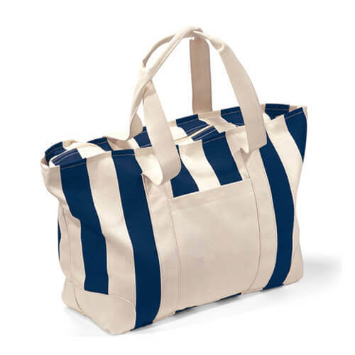 Custom Printed Canvas Beach Bags With Zipper